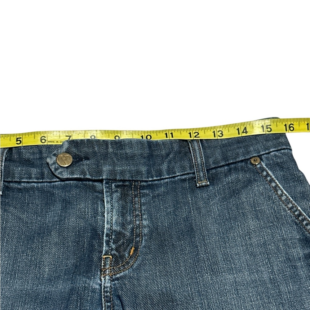 Citizens Of Humanity Dark Blue Denim Bermuda Shorts - Picture 5 of 9